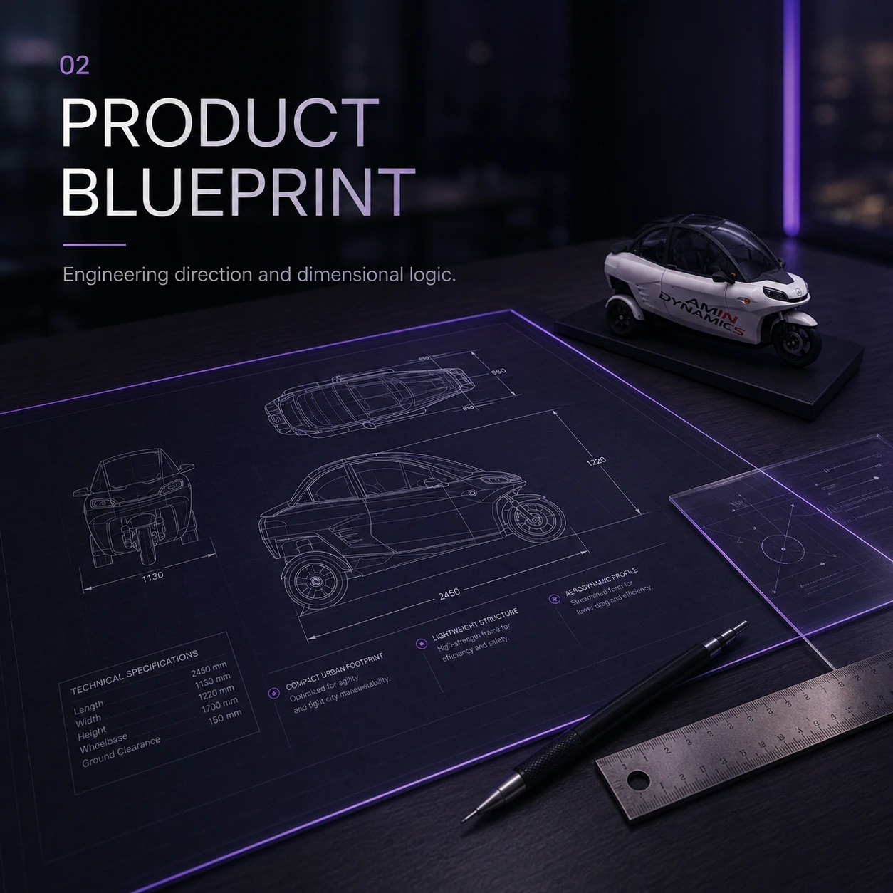 Amin Dynamics — Product blueprint